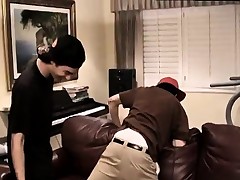 Young boy takes big cock first time..